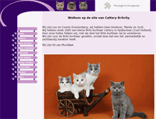 Tablet Screenshot of catterybritcity.nl